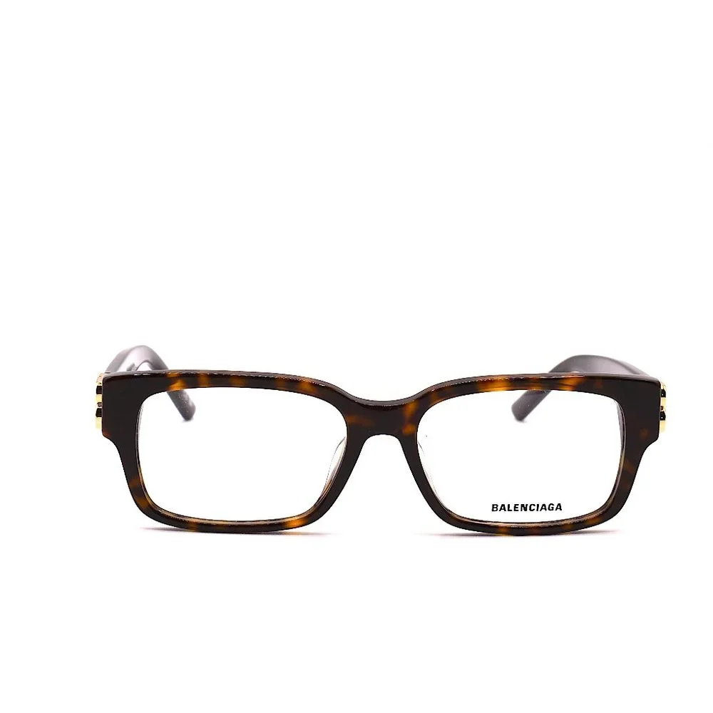 NEW BALENCIAGA BB0105O 002 HAVANA AUTHENTIC EYEGLASSES FRAME